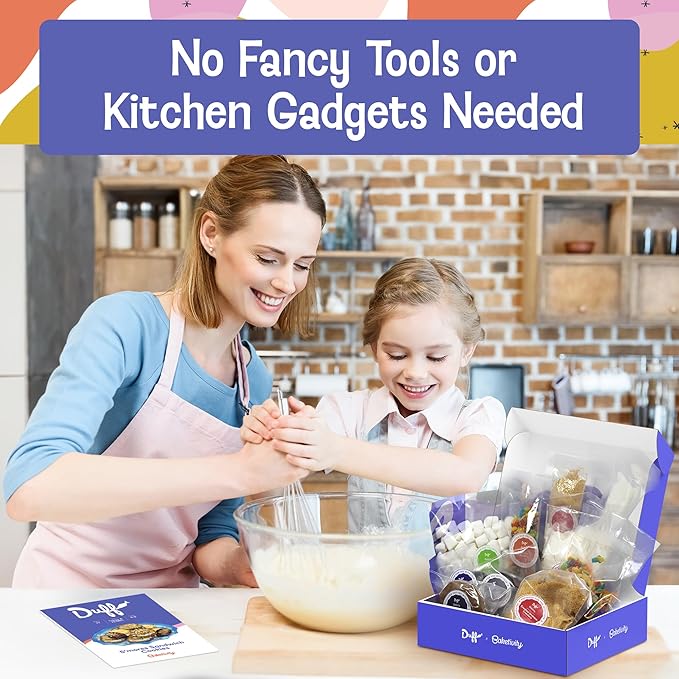 Baketivity x Duff Goldman S?셫ores Sandwich Cookies Kit Kids Baking Set Cooking Kits for Kids with