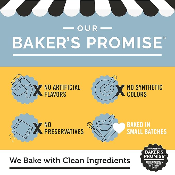Dewey's Bakery Meyer Lemon & Key Lime Moravian Style Thin Cookies Variety Pack, Bakery Fresh with