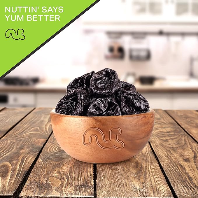 NUT CRAVINGS - Dried Prunes Pitted Unsweetened, Dry Plums No Sugar Added, Unsulphured (16oz, 1 LB)
