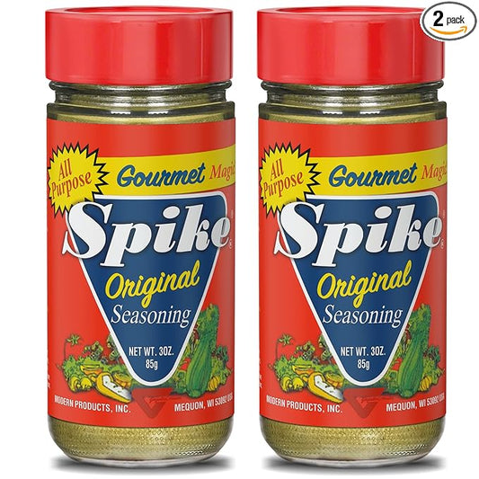Spike Original All-Purpose Seasoning Salt, Herb, Veggie & Spice Blend 2-Pack ??MSG-Free Seasonings