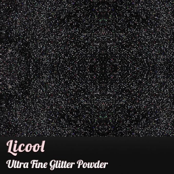 Holographic Extra Fine Craft Glitter Powder, 100g Iridescent Sequins, Loose Glitter for Face, Body