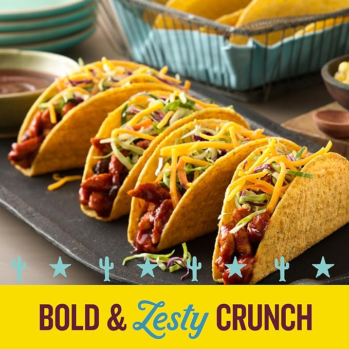 Old El Paso Stand ???Stuff Taco Shells, Zesty Ranch Flavored, Gluten Free Crunchy Corn Taco Shells