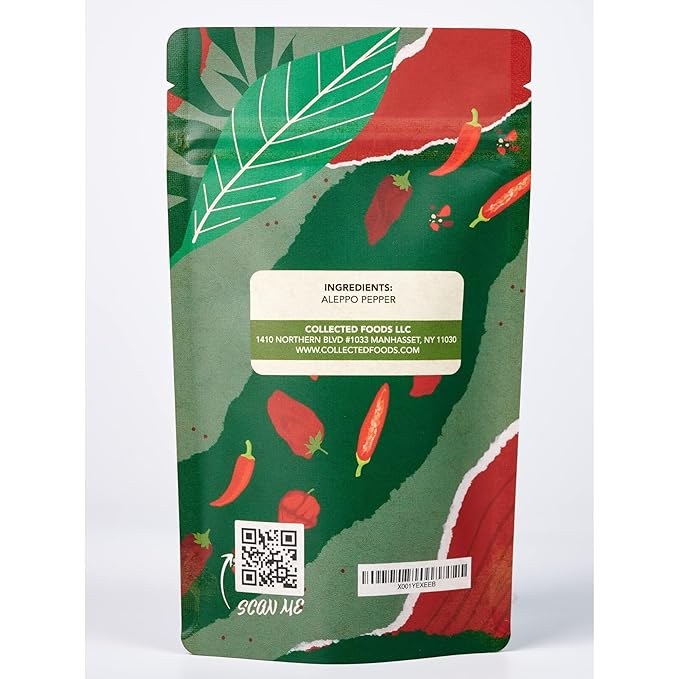 Premium Aleppo Pepper Flakes, Naturally Sun-Dried, Small Batch Spice for Smoky Flavor & Balanced