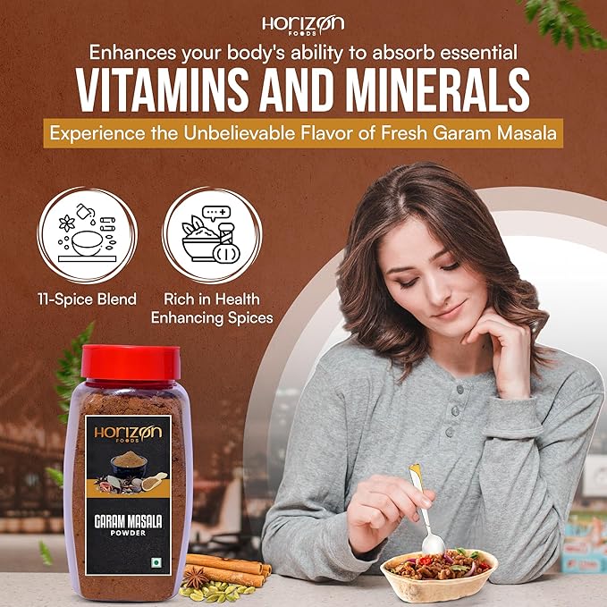 Horizon Foods Premium Red Chili Powder - 200g Indian Spice Blend for Tikka Masala Sauce, Mexican