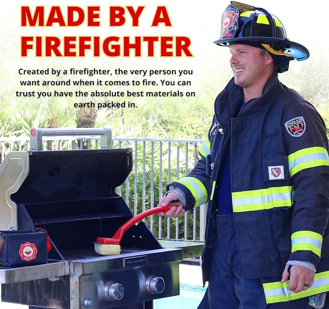 Grill Rescue BBQ Replaceable Cleaning Head, Bristle Free - Durable and Unique Grill Tools for Cast