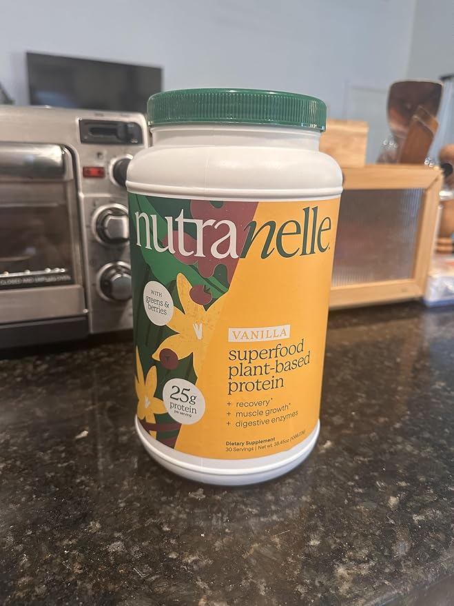Nutranelle - Plant Based Protein Powder - 25 g Vegan Protein Powder with 30 Servings - Blended Rice