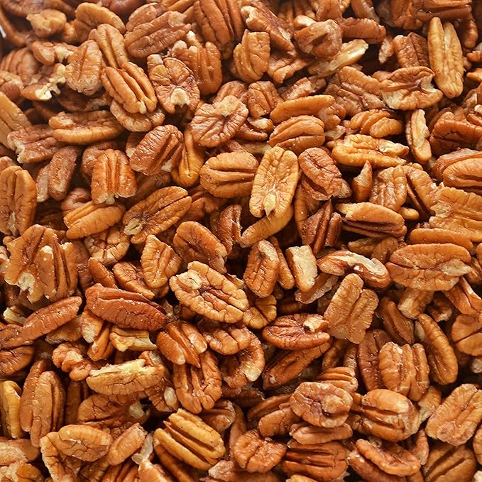 Pecan Shop Raw Unpasteurized Shelled Texas Native Pecans, Wild-Harvested and Tested Pesticide-Free