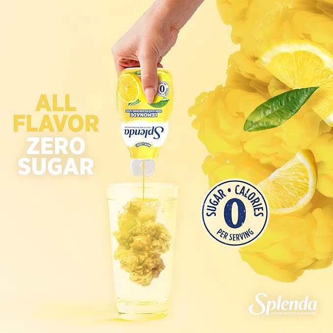 SPLENDA Liquid Water Enhancer Drops, Sugar Free, Zero Calorie, Natural Flavor, Concentrated Drink