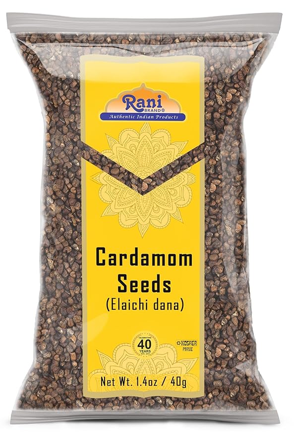 Rani Cardamom (Elachi) Decorticated Seeds Indian Spice 1.4oz (40g) ~ All Natural | Vegan | Gluten