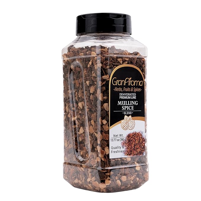 GranAroma Mulling Spice Blend, Sweet & Aromatic, Holiday Spice Blend, Potpourris & Teas (13.77