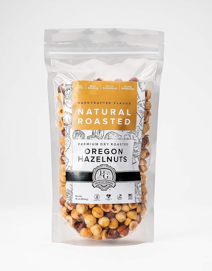 Oregon Farm To Table Hazelnuts from Premium Growers - Dry Roasted - Natural Roasted ??Kosher