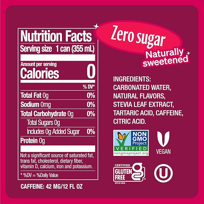 Zevia Zero Sugar Soda, Dr. Zevia, 12 oz Cans (24-Pack) ??Naturally Sweetened, Zero Calorie Sugar