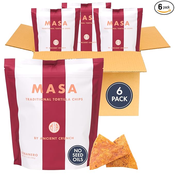 MASA Chips - Cobanero Tortilla Chips - Handmade Corn Tortillas - Spicy Chips & Snacks - Naturally