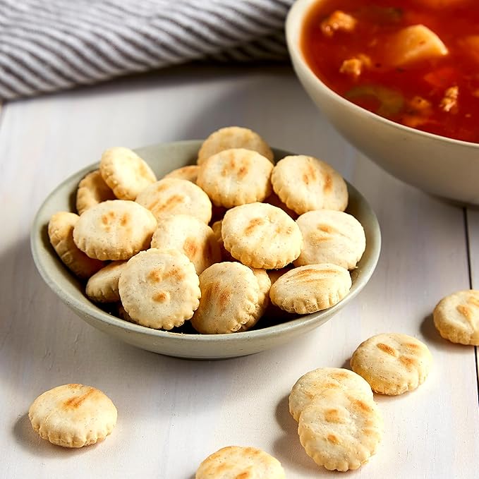 Premium Saltine Crackers Variety Pack, 2 Mini and 2 Soup & Oyster Crackers, Lunch Snacks, Bulk