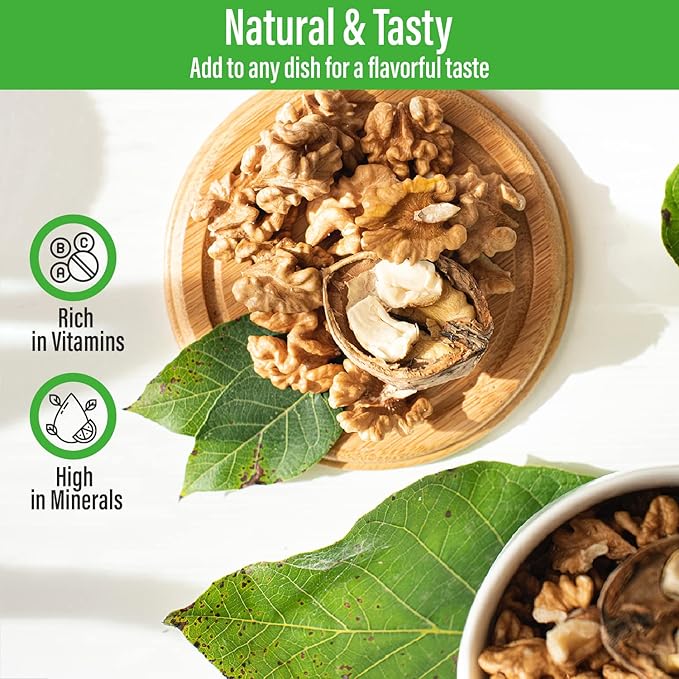 Sincerely Nuts Raw Shelled Walnuts (5lb bag) | No Shell Walnut Halves and Pieces | Easy to Eat &