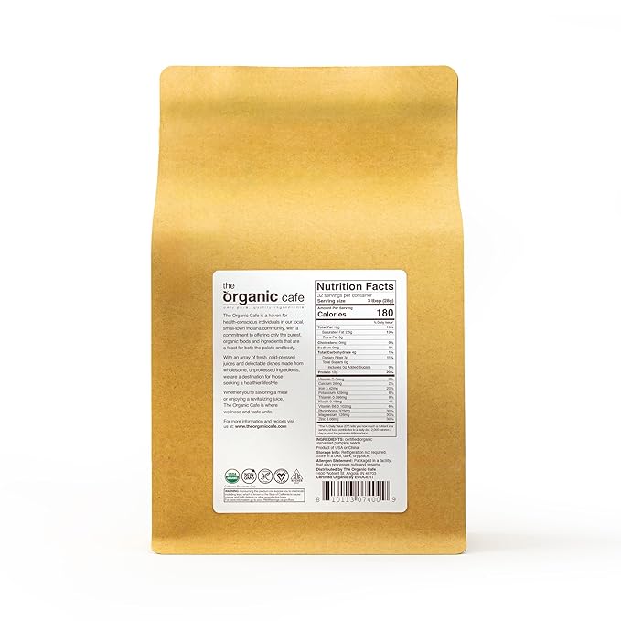 TOC Organic Pumpkin Seeds 2-lb (32 oz), Non-GMO, Vegan, Kosher, Raw, Shelled, Organic Pepitas