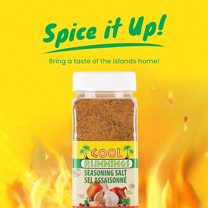 Cool Runnings Seasoning Salt 900g - Perfect for Enhancing Meats, Fries, Vegetables, and Snacks such