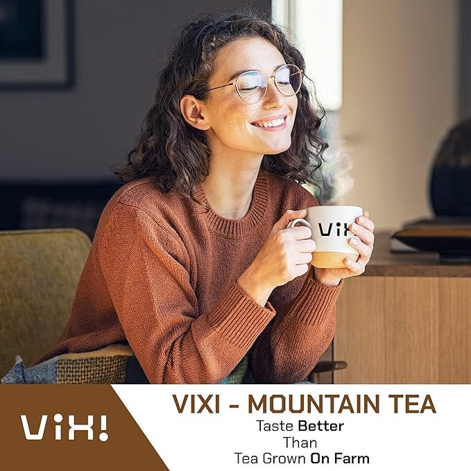 VIXI White Tea Bags, 80 Counts, Vietnam's Mountain Tea, Peony, Te Blanco, Flavored, Good Earth