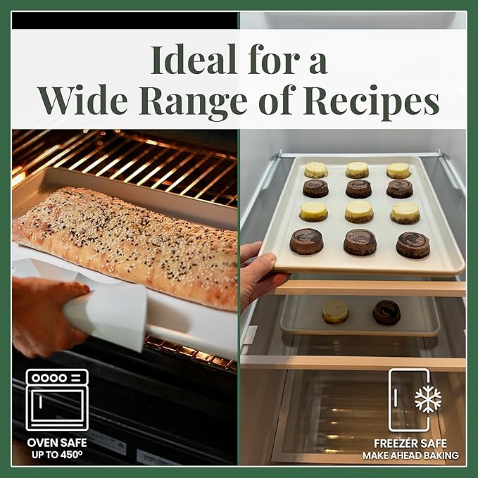 Larder & Vine 8-Piece Bakeware Set | Non-Stick Baking Set with Ceramic Finish | PFAS, PFOA, PTFE