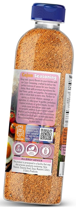 Rani Louisiana Cajun Seasoning (Special Blend for Soup or Gravies) 9oz (255g) PET Jar ~ All Natural
