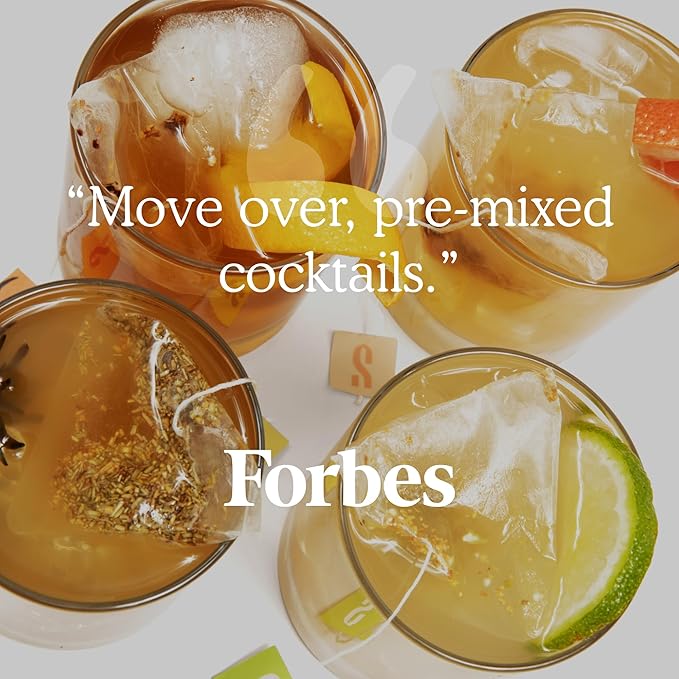 SAYSO Honey Rosemary Moscow Mule | The Original Craft Cocktail Tea Bag Mixer (Steep in Vodka & Cold