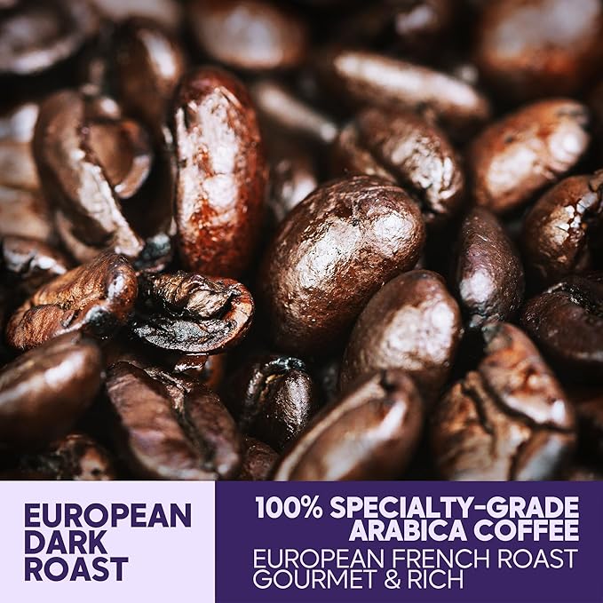 Sarasota Coffee Whole Bean Cubano European French Roast | Dark Roast Gourmet Coffee Beans | Low