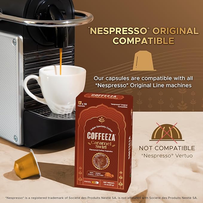 Coffeeza Variety Pack Flavoured – 60 Coffee Capsules (Pack of 6) – Original Line compatible