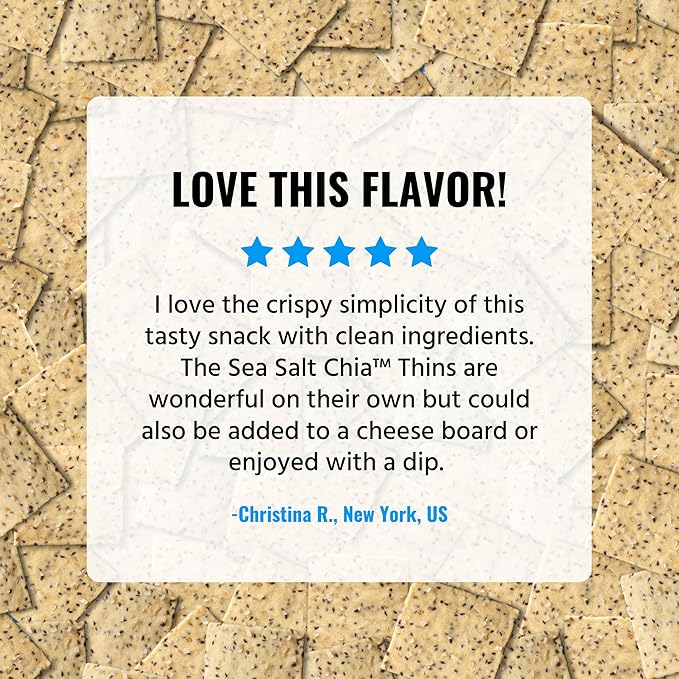 Every Body Eat Snack Thins, Allergen Friendly, Vegan, Gluten Free and Dairy Free (6 Count, Sea Salt