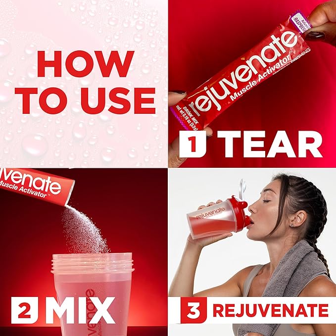 Rejuvenate ??1 Stick Delivers 25g of Whey Protein Equivalency for Muscle Growth & Energy
