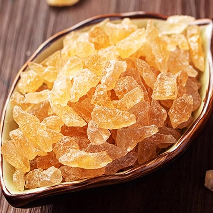 MOORCHOCO Yellow Rock Sugar for Pho, Medium-Sized (Medium sized particles 14.1oz)