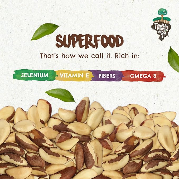 Snack The True Organic Brazil Nuts 7 oz – Raw and Unsalted – Kosher – Healthy-Rich in Vegetable