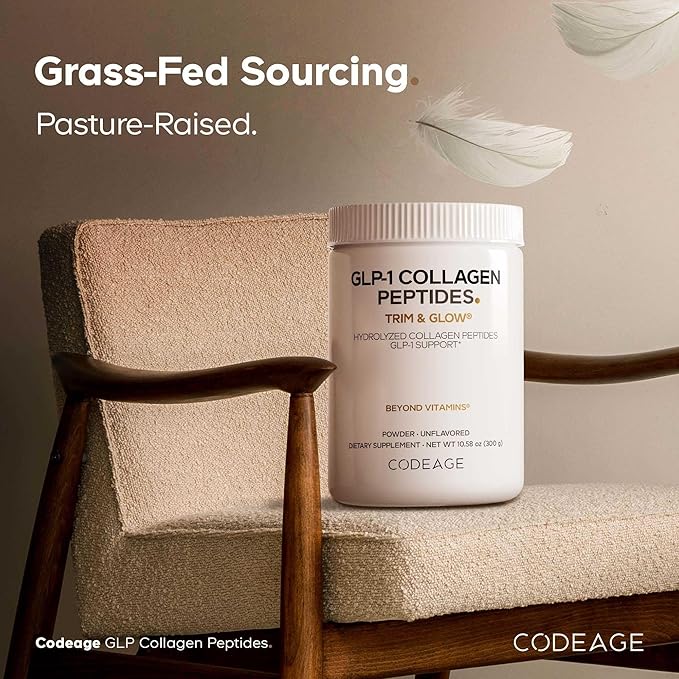 Codeage GLP-1 Collagen Powder Supplement - Nextida GC Collagen Peptides - GLP 1 Support