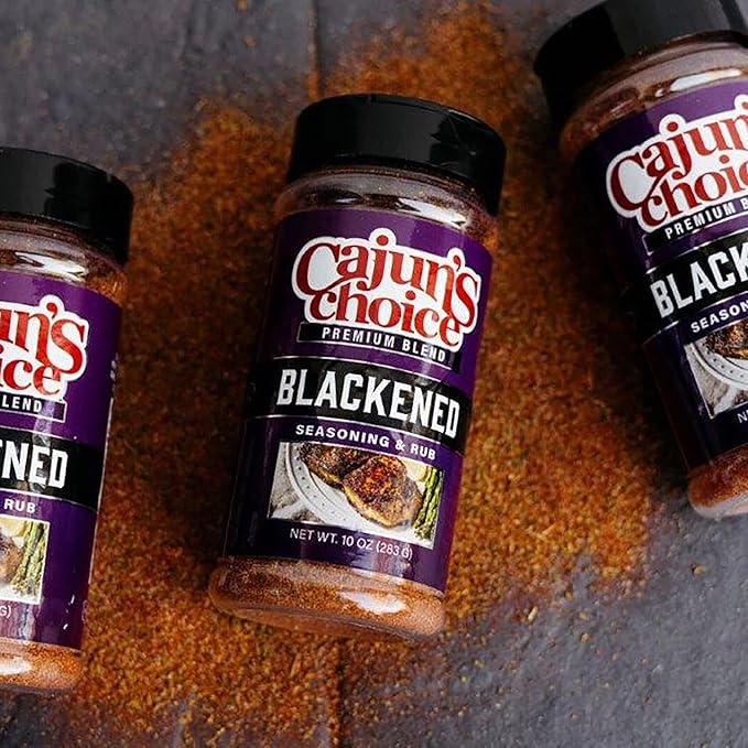Blackened Seasoning 10 oz Shaker – Ideal for Grilling or Cooking Fish, Chicken, Pork, Steak