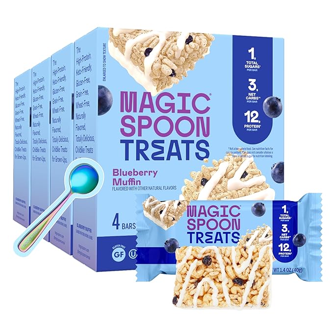 MAGIC SPOON Treats - High Protein, Low Carb, Keto Friendly, Low Sugar, Gluten Free, Crispy Protein