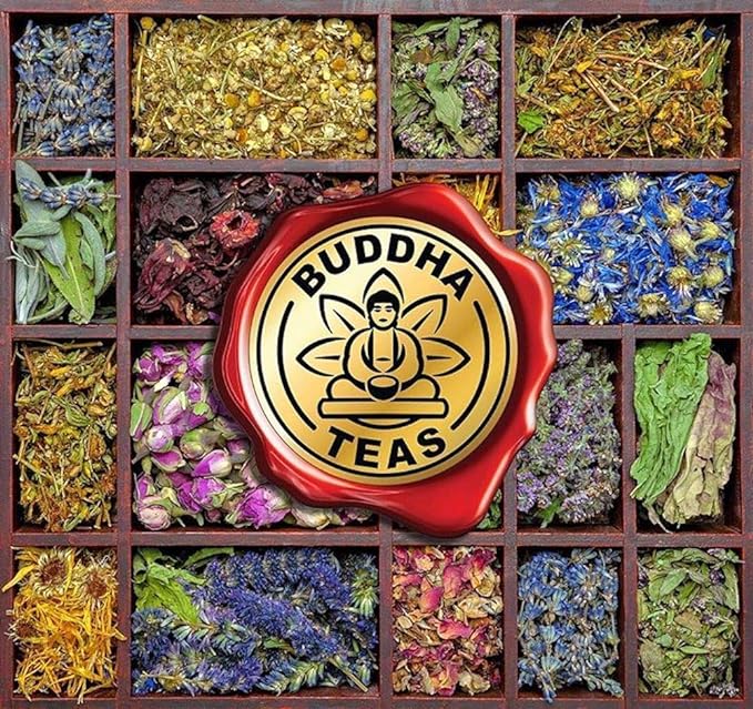 Buddha Teas - Ashwagandha Root Tea - Herbal Tea - Promote Cleansing & Wellness - With Antioxidants
