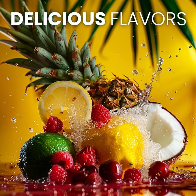 Keto Vitals Tropical Keto Electrolytes Powder No Sugar - Keto Electrolytes Stickpacks with