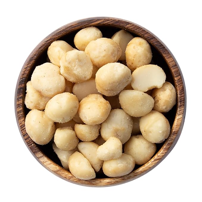 Island Harvest Organic Macadamia Nuts with Sea Salt - 100% Hawaiian Keto Friendly Nuts, All-Natural