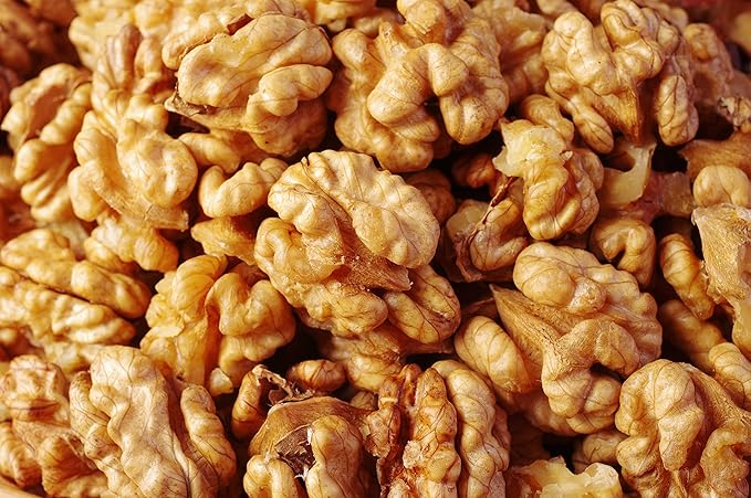 Oven Roasted California Salted Walnuts with Himalayan Salt and A Drizzle of Oil - Great Source of