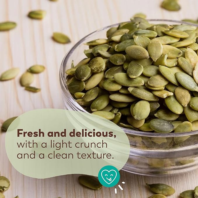 Lark Ellen Farm Sprouted Organic Pumpkin Seeds, Unsalted Raw Pumpkin Seeds Organic, Pepitas, Vegan