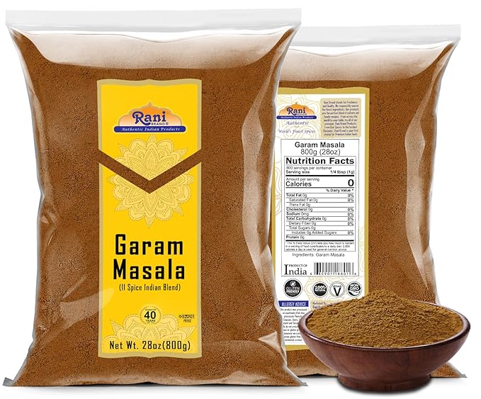 Rani Garam Masala Indian 11-Spice Blend 28oz (800g) ~ All Natural, Salt-Free | Vegan | No Colors |