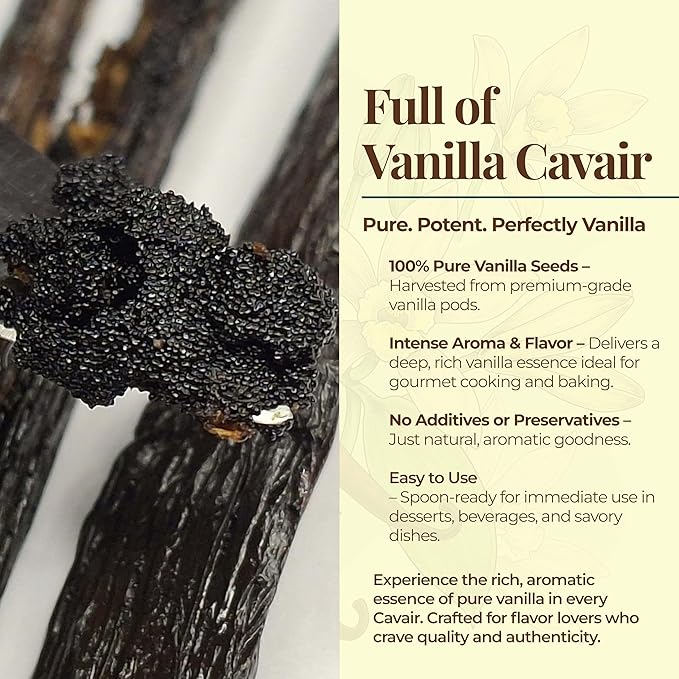 1 LB Bulk Vanilla Beans Grade A + | Vanilla Bean Pods For Making Vanilla Extract | Non-GMO |