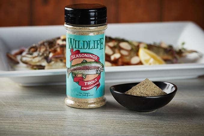 Wildlife Seasonings Trout Freshwater Blend ??Premium Dry Rub & Grilling Seasoning for Trout, Meat