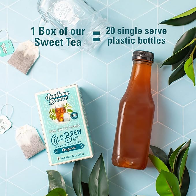 Southern Breeze Berry Bundle Cold Brew Sweet Iced Tea with Black Tea and Zero Carbs Zero Sugar, 20