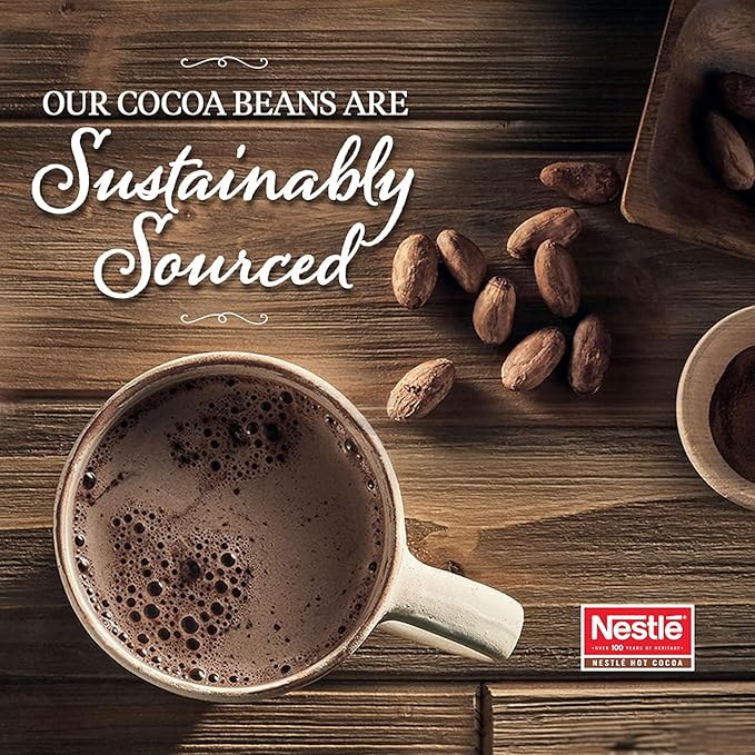 Nestle Hot Chocolate Packets, Milk Chocolate Flavor Hot Cocoa Mix, Made with Real Cocoa, Bulk Pack