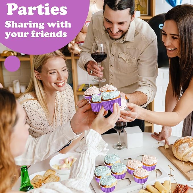 Gejoy 400 Pcs Aluminum Foil Baking Cups with Lids 5 oz Disposable Ramekins Mini Cake Pans Creme