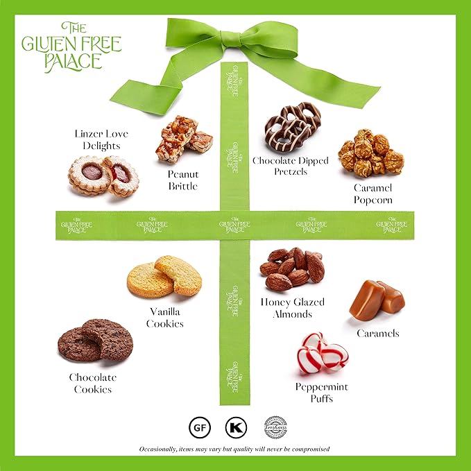Gluten Free Palace Gift Basket Tower ??Mother?셲 Day Treats ??6-Tier Festive Gluten Free Cookies