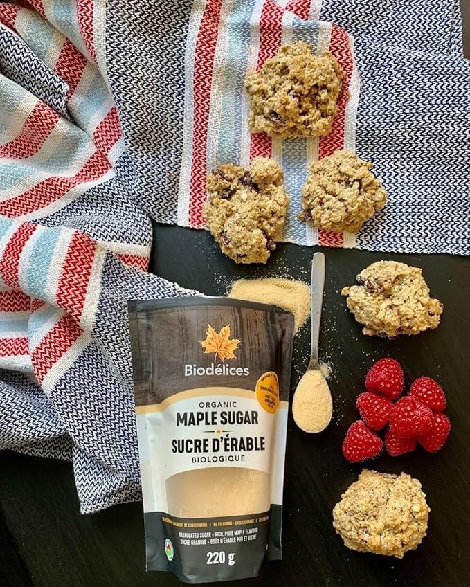 Biodelices Pure Maple Granulated Sugar, 220g