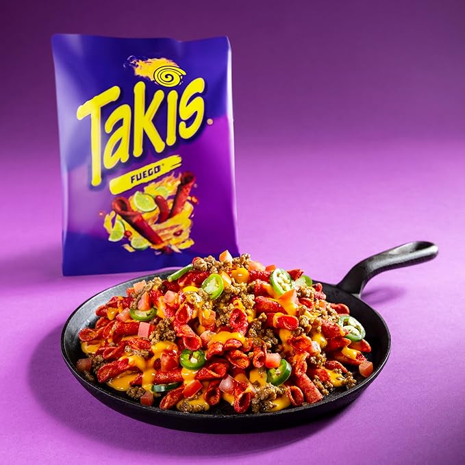 Takis 40 pc / 1oz Hero Variety Pack - Fuego, Blue Heat & Intense Nacho Flavored Rolled Tortilla