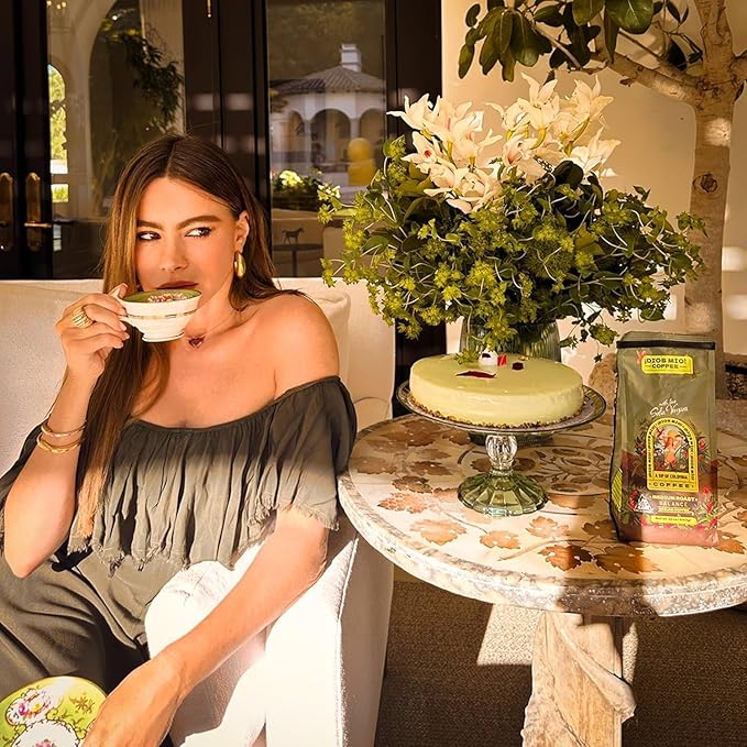 Dios Mio Coffee by Sofia Vergara, Medium Roast, Whole Bean Premium Colombian Coffee, 12 Ounce Bag