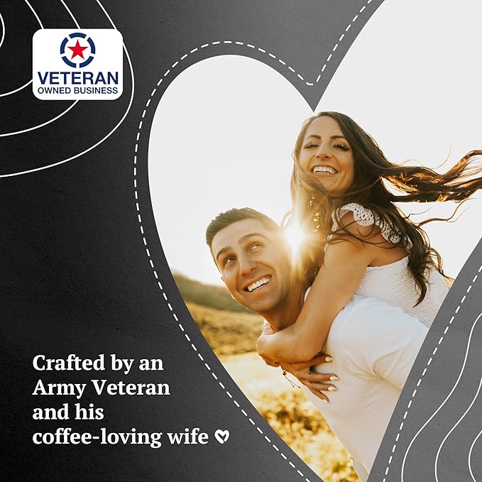 Couple?™s Coffee Ground Coffee | Gives Back to Military Families | Medium Dark and Handsome | A